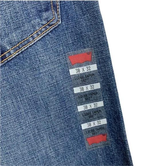 Levi’s 562 Loose Fit Tapered Ankle Button Fly Red Tab - Picture 12 of 15